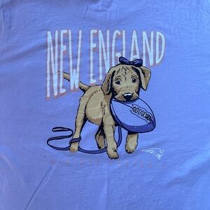NFL New England Dog T-Shirt - Purple
